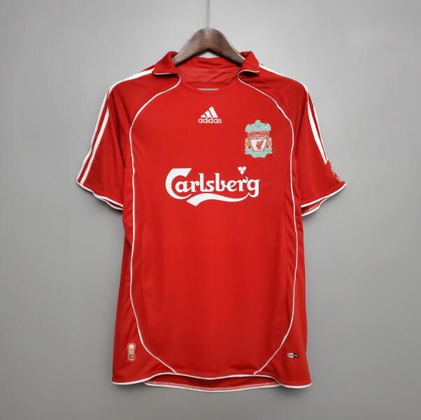 2006-08 Liverpool Retro Home Kit Soccer Jersey